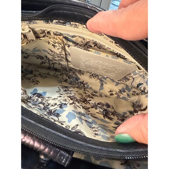 Brighton Woven Straw Handbag Brown Tones - Picture 7 of 14